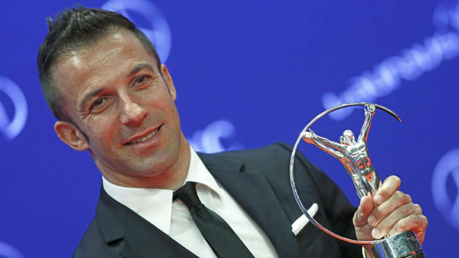 Del Piero, en los Premios Laureus de 2016.