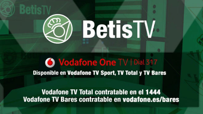 Betis TV llega a Vodafone TV