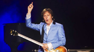 McCartney en un concierto.