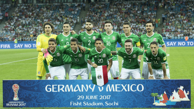 El once de México contra Portugal