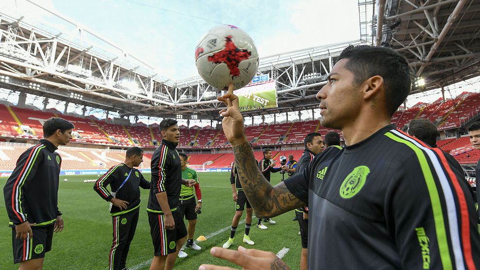 La selección mexicana reconoce el Estadio Spartak