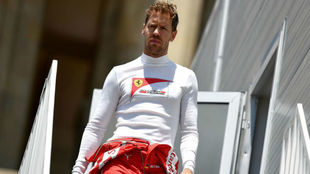 Vettel, en el pasado Gran Premio de Azerbaiyn.