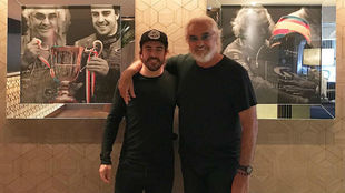 Alonso y Briatore, en el restaurante Crazy Fish de Montecarlo