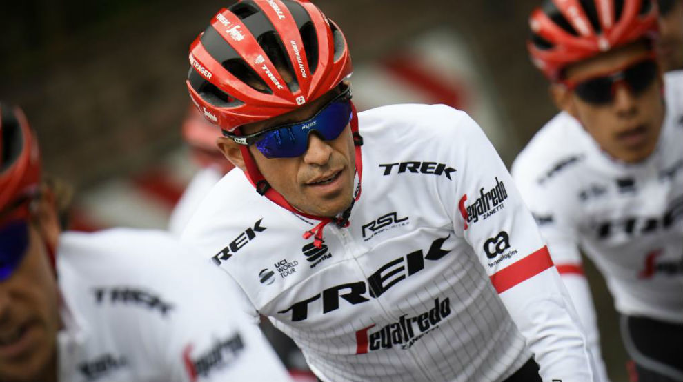 Alberto Contador durante el Tour de Francia.