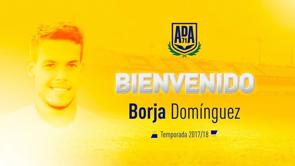 El Alcorcn da la bienvenida a su nuevo fichaje, Borja Domnguez
