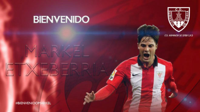 Markel Exteberria, nuevo jugador del Numancia.