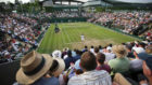 Vista de una pista de Wimbledon