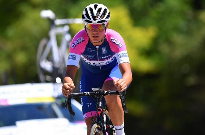 Claudia Cretti (21) estaba disputando la sptima jornada del Giro en...