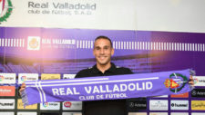 Nacho (28), en su presentacin con el Real Valladolid.
