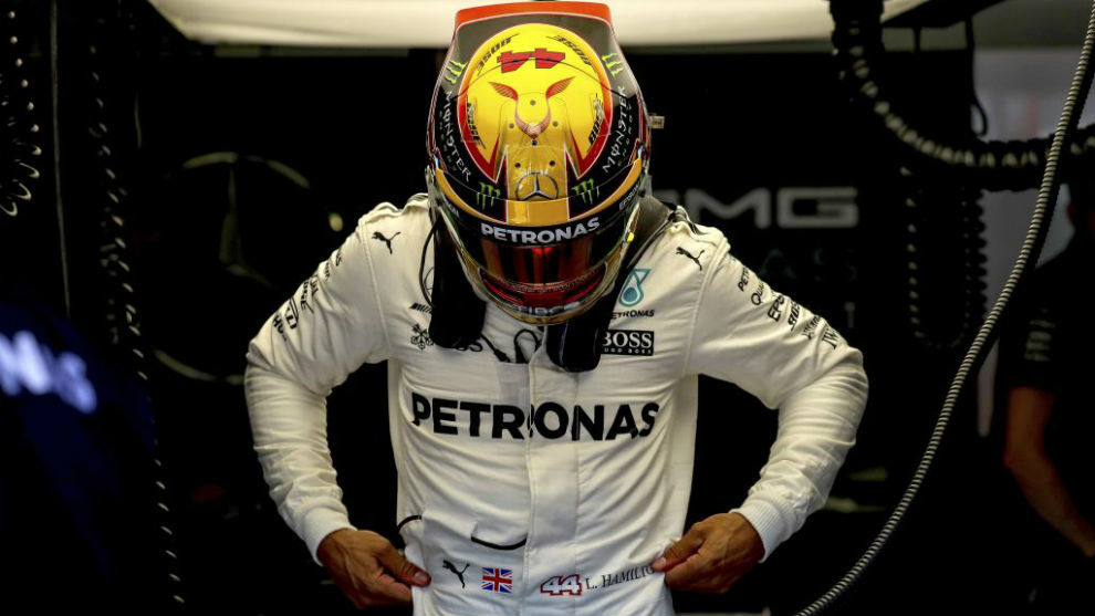 Lewis Hamilton, en el circuito de Spielberg