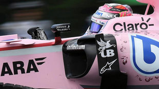 Sergio Prez, a los mandos del Force India.