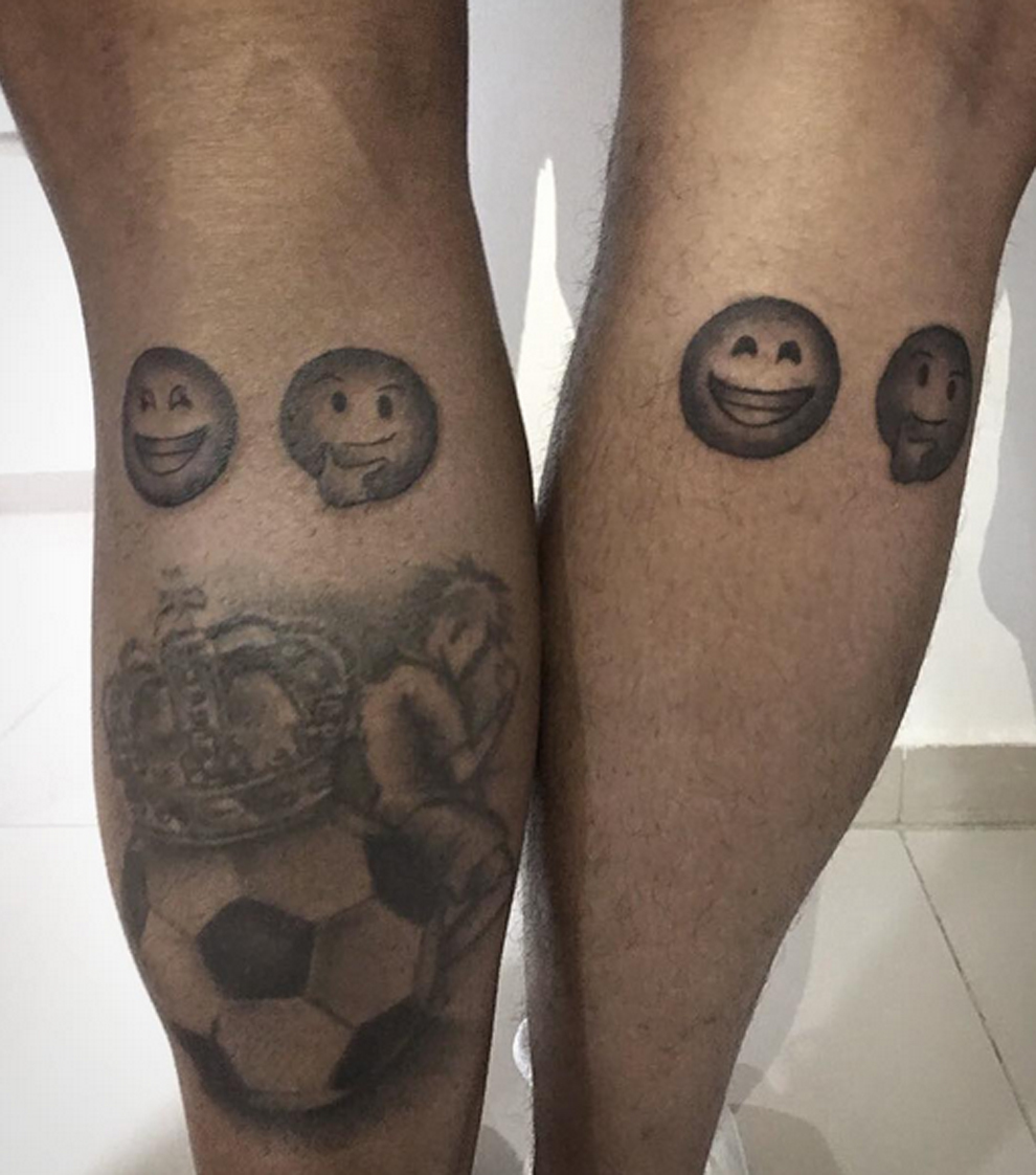 Neymar ha vuelto a confiar su ltimo tatuaje al famoso tatuador Adao...