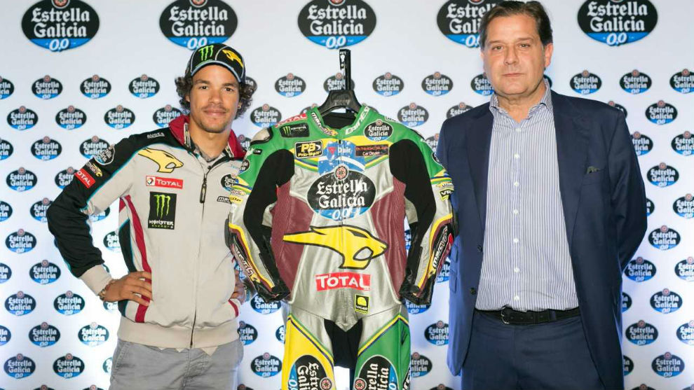 Franco Morbidelli, en la presentacin del moto brasileo