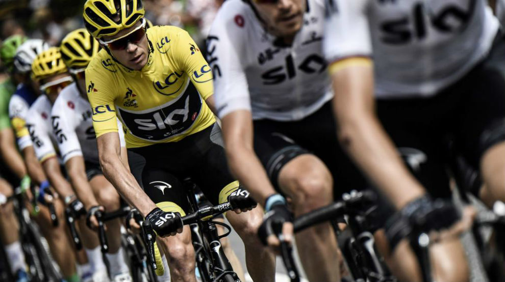 Chris Froome durante la 10 etapa del Tour de Francia.