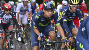 Amador en la segunda etapa del Tour de Francia