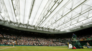 Vista de la central de Wimbledon