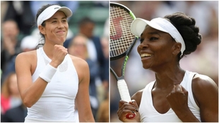 Garbie Muguruza (23) y Venus Williams (37), finalistas de Wimbledon