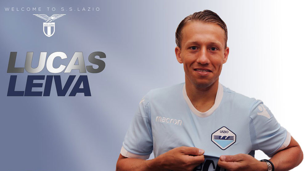 Lucas Leiva, nuevo jugador de la Lazio.