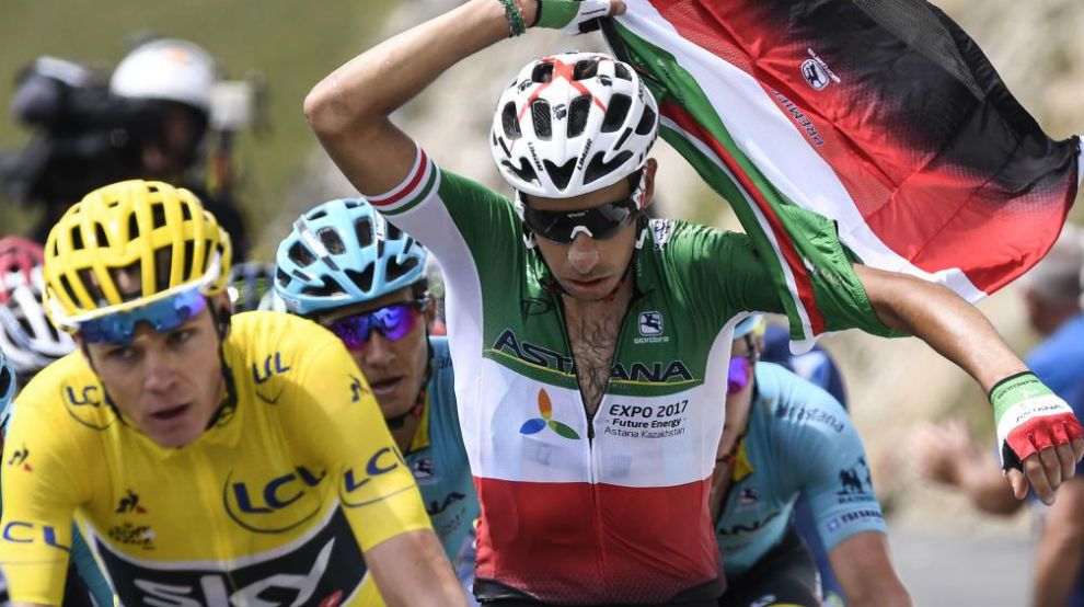 Fabio Aru durante el Tour de Francia.