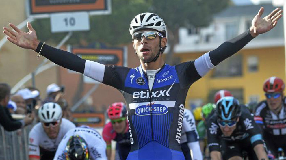 Fernando Gaviria durante el Giro de Italia de este ao.