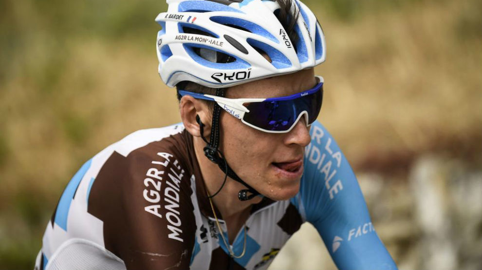Romain Bardet durante la etapa de este viernes.