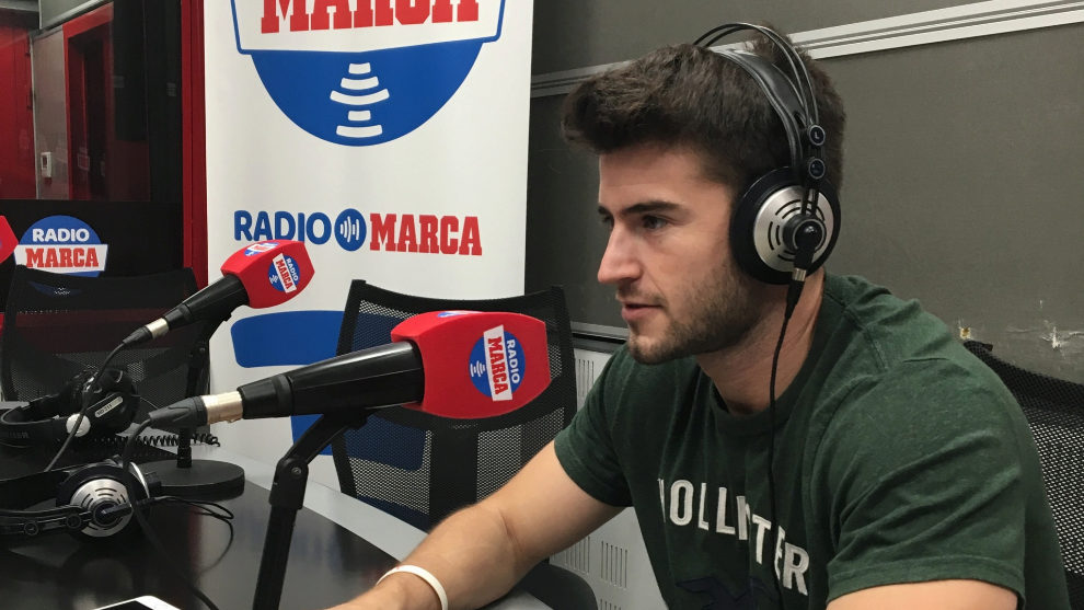 Daniel Mora-Rey, en los estudios de Radio MARCA