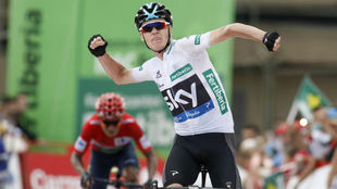 Chris Froome durante la edicin de 2016 de La Vuelta.