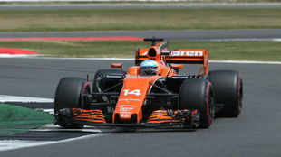 Fernando Alonso en Silverstone