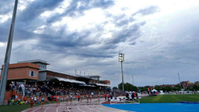 El Estadio Municipal Juan de la Cierva de la Getafe.