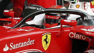 Ferrari con el halo