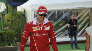 Seabstian Vettel, en el circuito de Hungaroring