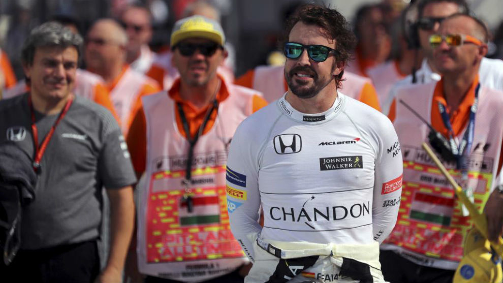 Fernando Alonso en Hungaroring