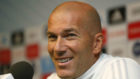 Zidane durante la rueda de prensa