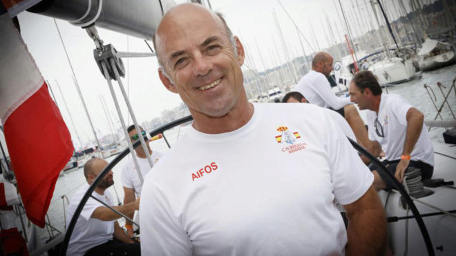 Antonio Piris, Talpi, a bordo del Aifos.