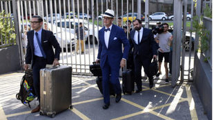 Los representantes legales de Neymar llegan al Camp Nou