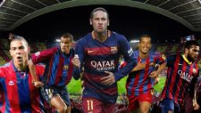 Ronaldo, Rivaldo, Neymar, Ronaldinho y Dani Alves.