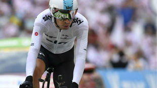 Mikel Landa durante el Tour de Francia.