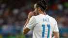 Bale en un partido de la gira americana