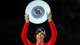 Contador, tras su victoria en La Vuelta 2014