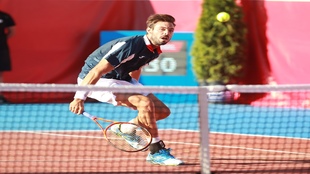 Marcel Granollers, en accin durante el pasado torneo de El Espinar