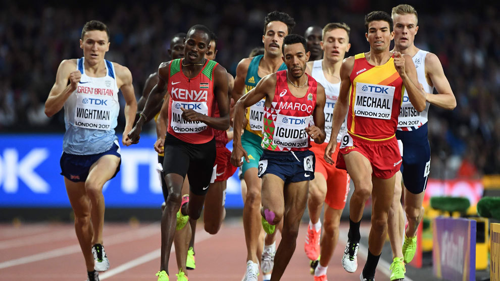 Semifinal de 1.500 metros en el Mundial de Atletismo de Londres.