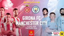Cartelera del partido entre Girona y Manchester City