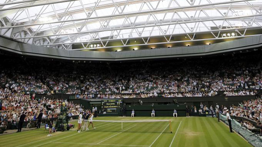 Imagen de la Central de Wimbledon techada