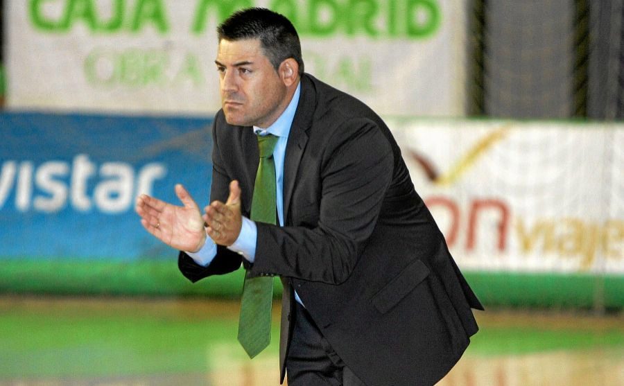 Chema Jimnez, en su etapa como entrenador del Inter Movistar