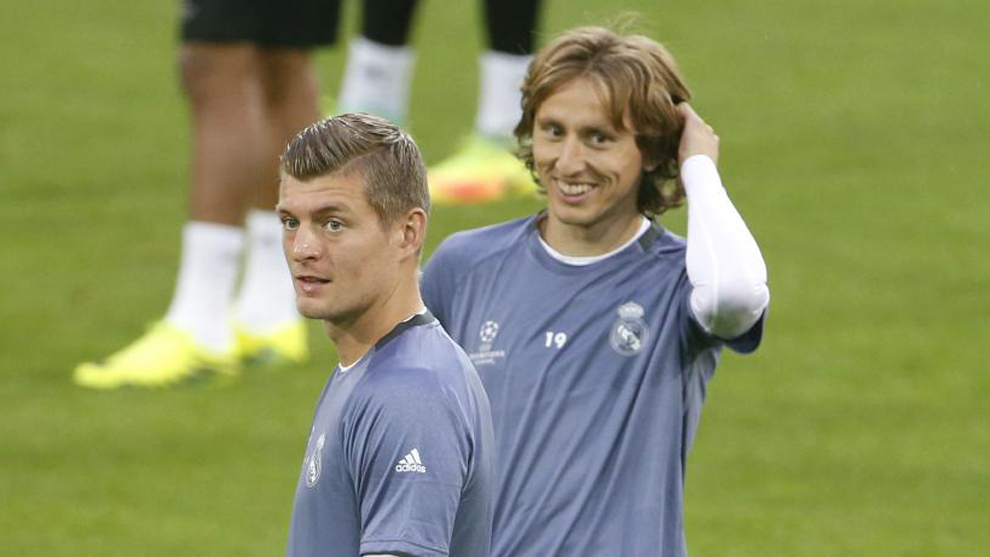 Toni Kroos (27) y Luka Modric (31), la temporada pasada