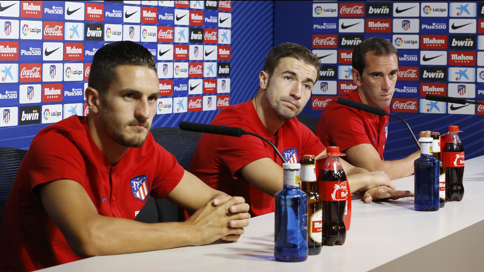 Koke, Gabi y Godn, capitanes del Atltico de Madrid, hablan en...