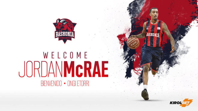 Jordan McRae, nuevo jugador del Baskonia.