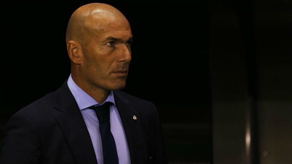 Zidane, en Riazor en el debut liguero del Madrid este curso