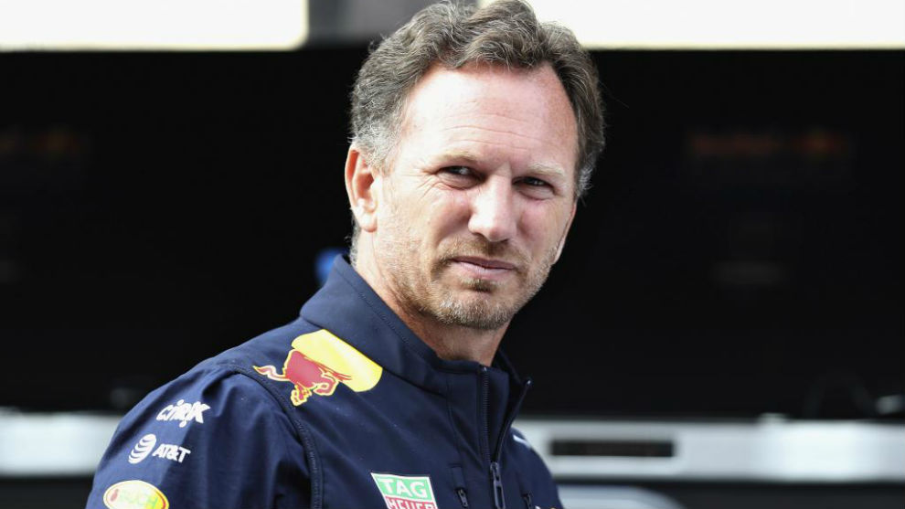 Christian Horner, jefe de Red Bull, en Francorchamps