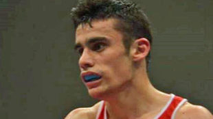 El boxeador espaol Jos Quiles.